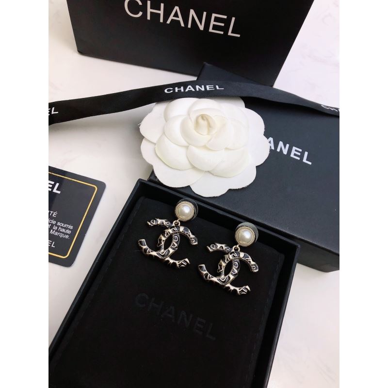 Ch*el earrings